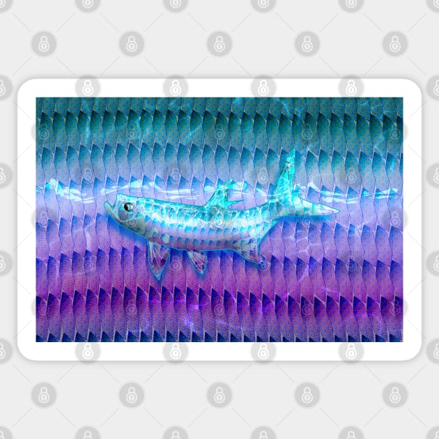 Tarpon Pearl Sticker by MikaelJenei